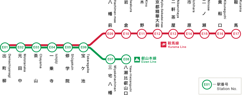 京都精華大前路線図