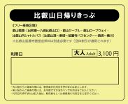 比叡山日帰りきっぷ
