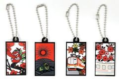 「えいでん」花札アクリルキーホルダー