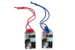 お守り型アクリルキーホルダー「進路守」（赤・紺）